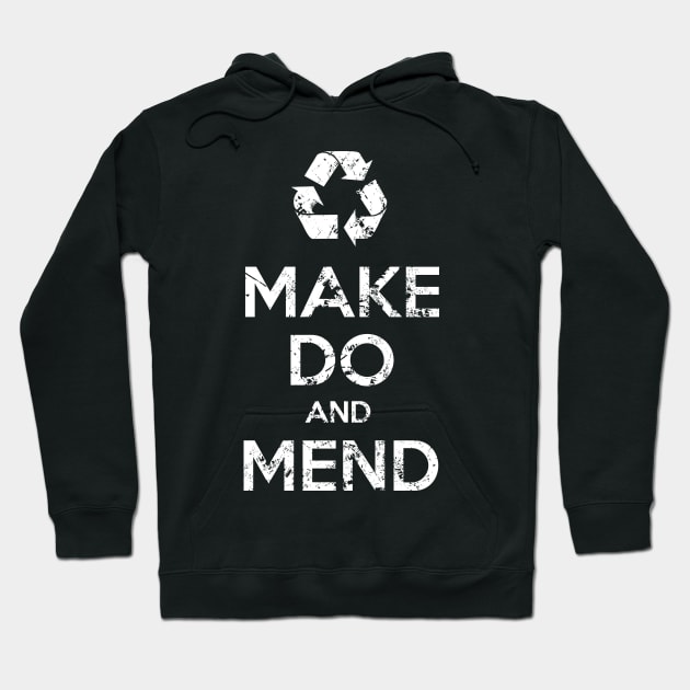 Make Do and Mend Hoodie by tinybiscuits